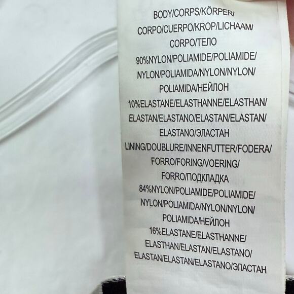 Trina Turk Floral Tunic Swim Cover-Up 3/4 Sleeves Mini Dress Size Small Colorful - Picture 10 of 12